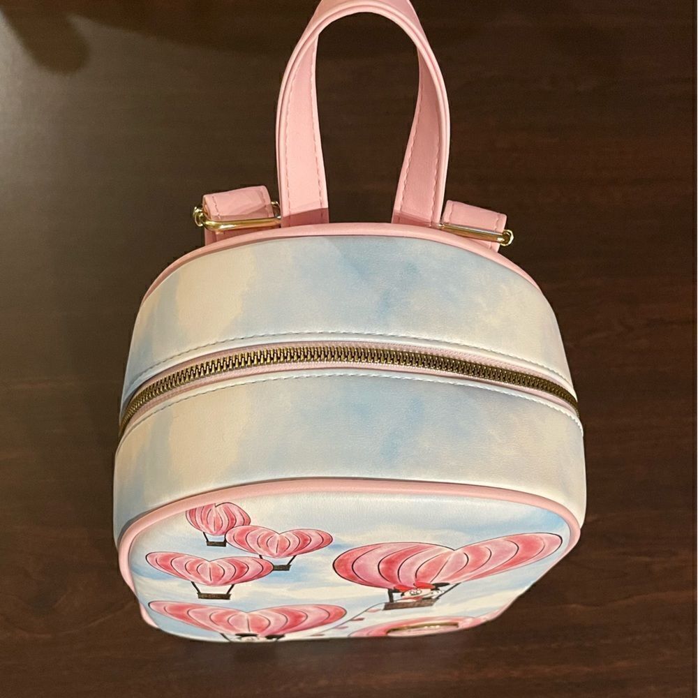 Her Universe Disney Mickey and Minnie Mouse Heart Balloon Mini Backpack NWT - Picture 9 of 13